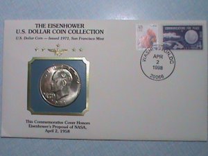 ​UNITED STATES STAMP-1997-COMMEMORATIVE COIN COVER WITH STAMPS & UN-CIRCULATED