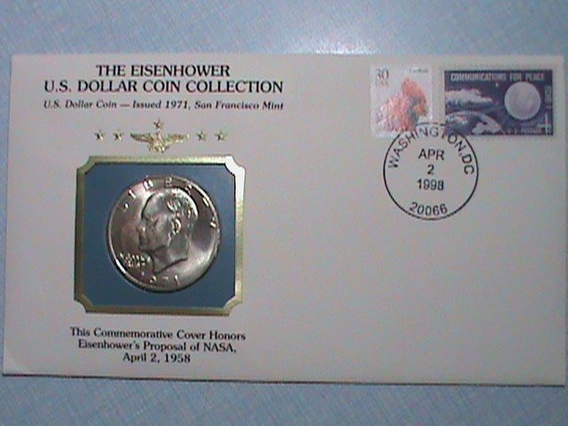 ​UNITED STATES STAMP-1997-COMMEMORATIVE COIN COVER WITH STAMPS & UN-CIRCULATED