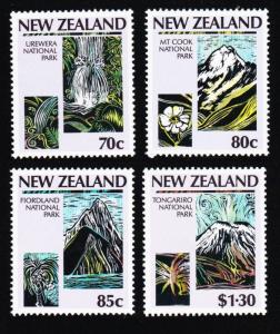 New Zealand Centenary of National Parks Movement 4v SG#1428-1431 SC#876-879