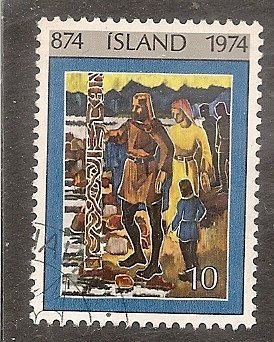 Iceland   Scott 461   Anniversary of Settlement   Used