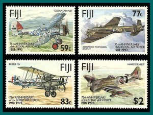 Fiji 1993 Royal Air Force, MNH  #687-690,SG873-SG876