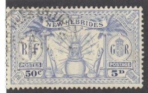 New Hebrides- British, Sc #45, Used