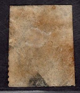 US Stamp #77 15c Lincoln USED with Faults SCV $175