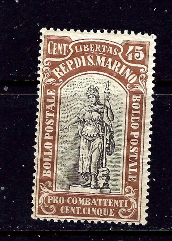 San Marino B8 MLH 1918 issue