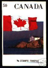 CANADA 1990 Flag Booklet with 40c #1190a #BK123