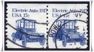 SC#1906 17¢ Electric Auto Coil Pair (1981) Used