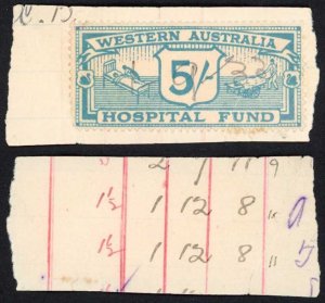 Western Australia 5/- Turquoise Hospital Fund BF11