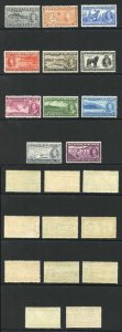 Newfoundland SG257/67 1937 Set of 11 U/M Cat 60 Pounds