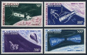 Cameroun C59-C62,MNH.Michel 449-452. Man's conquest of space,1966.