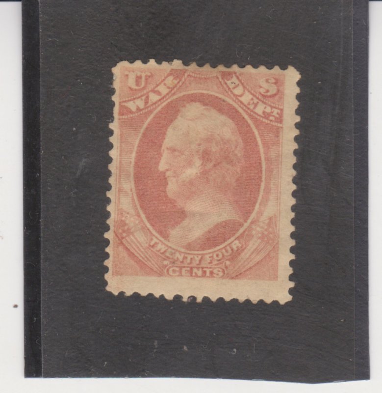 US Scott # O90 1879 15¢ War Department Official MHR Cat $90.00