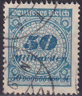 Germany #299  F-VF Used  CV $34.00  (Z4832)