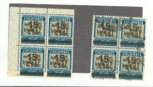 Colombia #C119 x4 Unused Multiple