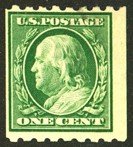 U.S. #390 MINT OG HR