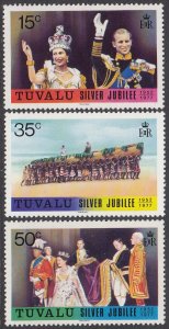 Tuvalu 43-45 MNH CV $5.35