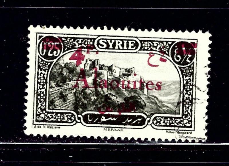 Alaouites 48 Used Overprint