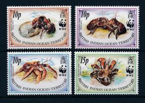 [53900] British Indian Ocean Ter. BIOT 1993 Marine life WWF Coconut Crab MNH