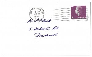 Dartmouth, Nova Scotia, Canada 1966 QEII UX96 Postal Card, Royal Canadian Legion