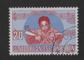 Netherlands Antilles 1969 cancelled child welfare 20 ct  #