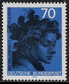 Germany #1161 MNH Stamp - Head - Art - Michelangelo