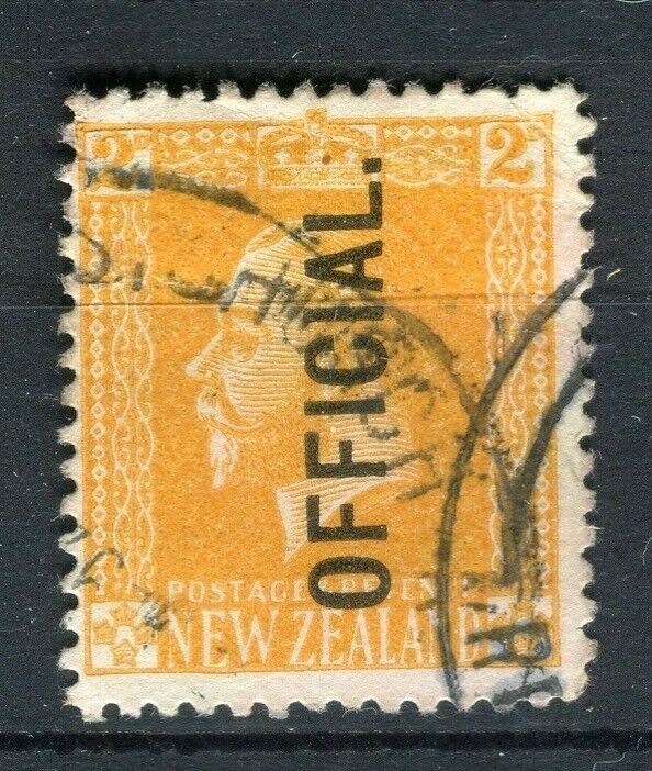 NEW ZEALAND; 1925-30 Cowan early Official Optd. GV issue fine used 2d. value