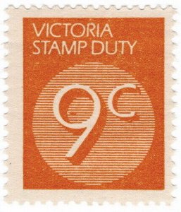 (I.B) Australia - Victoria Revenue : Stamp Duty 9c (1966)