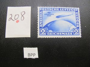 Germany 1930 MNH SIGNED SCHLEGEL SC C38 Y TYPE SINGLE  VF 1700 EUROS (208)