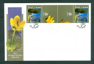 Aland. 2007 FDC.  Landscape, Trees, Kjusan, Hammarland. Gutter Pair. Sc.# 268