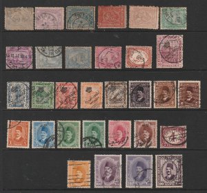 Egypt a small lot of unsorted older earlies