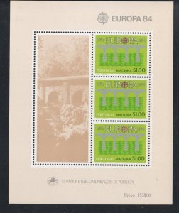 Portugal  Madeira Sc 94a 1984  Europa stamp sheet mint NH