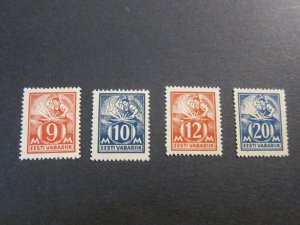 Estonia 1922 Sc 71-3,75 MH