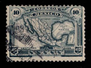 MEXICO Scott 512 Used Map stamp