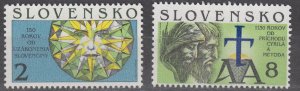 Slovakia Scott #167-168 MNH 1993