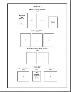PRINTED VENEZUELA 1859-2010 STAMP ALBUM PAGES (460 pages)