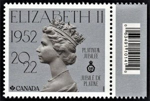 Canada 3317 MNH VF/XF Permanent Queen Elizabeth II Platinum Jubilee
