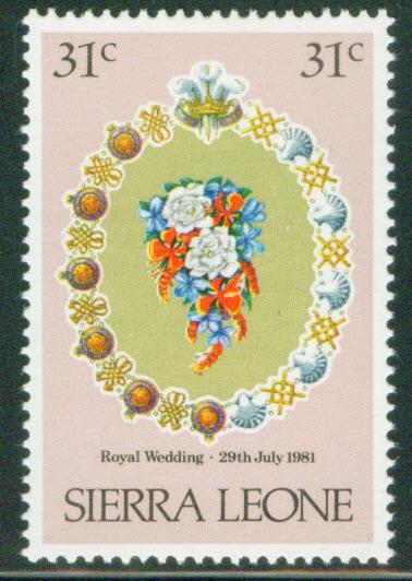 Sierra Leone Scott 509 MNH** 1981 Royal Wedding stamp