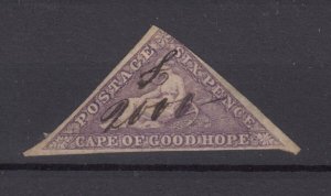 Cape Of Good Hope 1853 6d Lilac Triangle 3 Margin BP9395