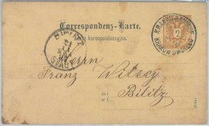 82106 - AUSTRIA Poland  - POSTAL HISTORY - STATIONERY CARD from  KRAKAU 1887