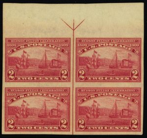 373, Mint LH 2¢ Superb Top Arrow Block CV $100 - Stuart Katz