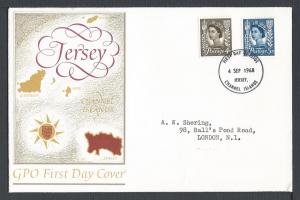 Great Britain-Jersey, FDC