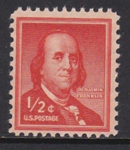 1030 Benjamin MNH Original Gum