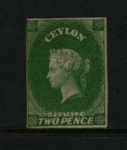 Ceylon #4 Mint Fine Unused (No Gum)