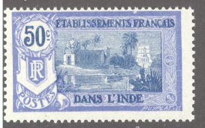 French India, Scott #44, MH