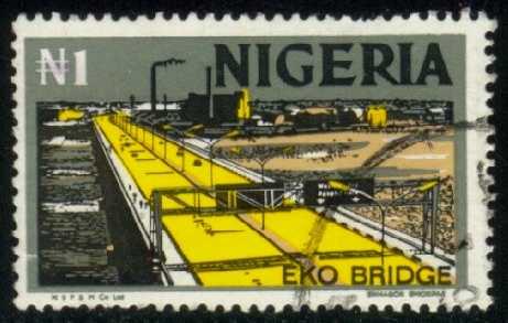 Nigeria # 306 Eko Bridge, used (1.10)