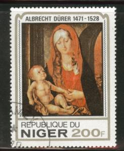 Niger Scott 465 used CTO 1979 Art  stamp