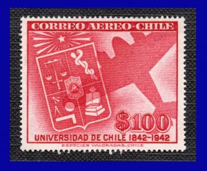 1942 - Chile - Scott nº C 89 - MLH - Lujo - CH- 100