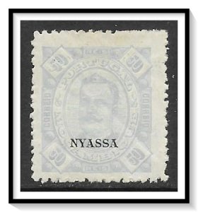 Nyassa #6b King Carlos Overprinted  NG