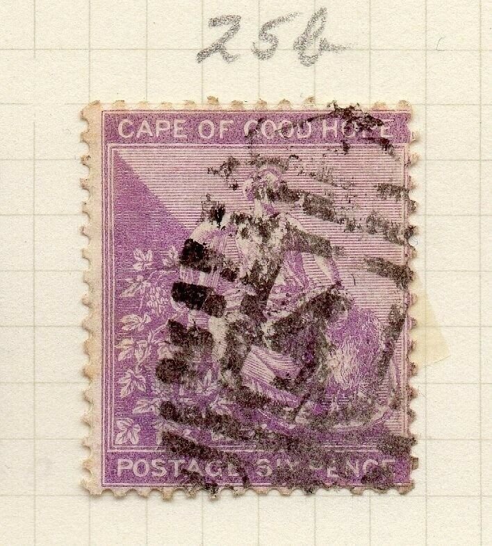 Cape of Good Hope 1864 Early Issue Fine Used 6d. 284441