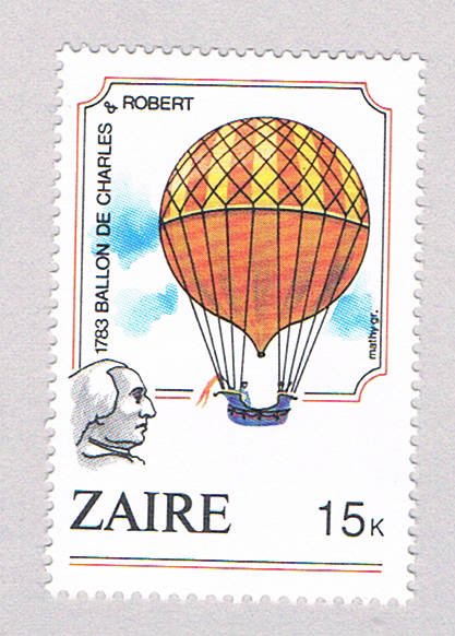 Zaire 1161 MNH Balloons 1984 (Z0036)+