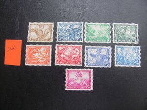 Germany 1933 MNH MOSTLY SIGNED SCHLEGEL SC B49-57 SET VF/XF 2900 EUROS (206)