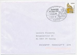 Cover / Postmark Germany 2003 Handball - World Championship 2003